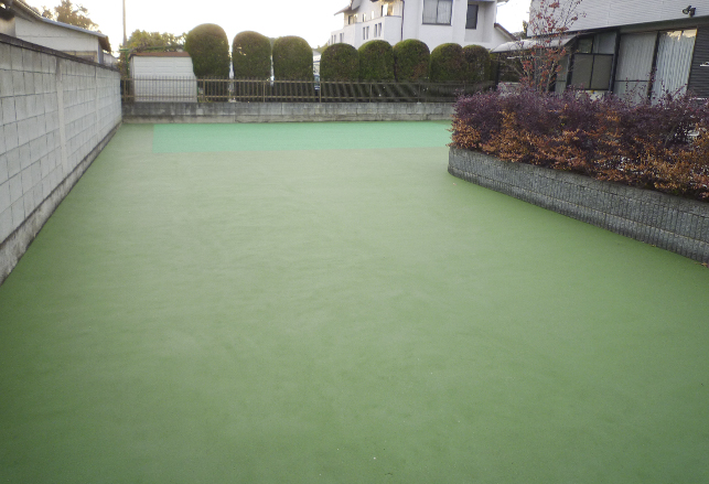 T様邸カラー舗装工事